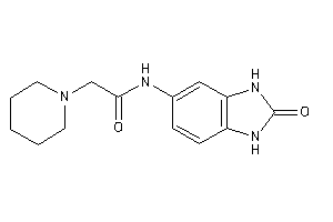 N-(2-keto-1,3-dihydrobenzimidazol-5-yl)-2-piperidino-acetamide