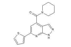 Piperidino-[6-(2-thienyl)-1H-pyrazolo[3,4-b]pyridin-4-yl]methanone