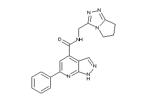 Image of N-(6,7-dihydro-5H-pyrrolo[2,1-c][1,2,4]triazol-3-ylmethyl)-6-phenyl-1H-pyrazolo[3,4-b]pyridine-4-carboxamide