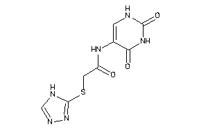 N-(2,4-diketo-1H-pyrimidin-5-yl)-2-(4H-1,2,4-triazol-3-ylthio)acetamide