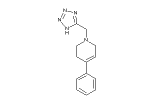 4-phenyl-1-(1H-tetrazol-5-ylmethyl)-3,6-dihydro-2H-pyridine