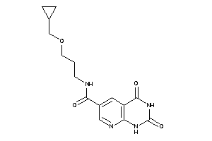 N-[3-(cyclopropylmethoxy)propyl]-2,4-diketo-1H-pyrido[2,3-d]pyrimidine-6-carboxamide