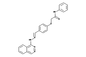 N-phenyl-2-[4-[(phthalazin-1-ylhydrazono)methyl]phenoxy]acetamide