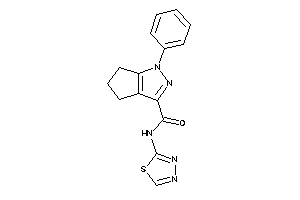 1-phenyl-N-(1,3,4-thiadiazol-2-yl)-5,6-dihydro-4H-cyclopenta[c]pyrazole-3-carboxamide