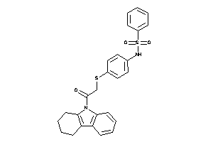 N-[4-[[2-keto-2-(1,2,3,4-tetrahydrocarbazol-9-yl)ethyl]thio]phenyl]benzenesulfonamide