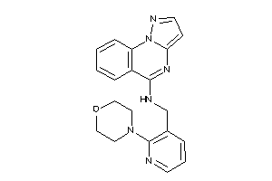 (2-morpholino-3-pyridyl)methyl-pyrazolo[1,5-a]quinazolin-5-yl-amine