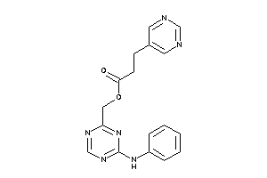 3-(5-pyrimidyl)propionic Acid (4-anilino-s-triazin-2-yl)methyl Ester