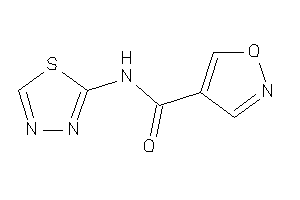 Image of N-(1,3,4-thiadiazol-2-yl)isoxazole-4-carboxamide