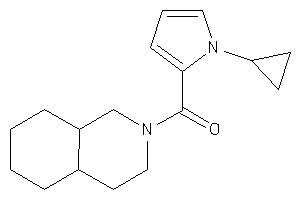 3,4,4a,5,6,7,8,8a-octahydro-1H-isoquinolin-2-yl-(1-cyclopropylpyrrol-2-yl)methanone