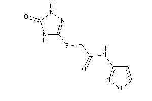 N-isoxazol-3-yl-2-[(5-keto-1,4-dihydro-1,2,4-triazol-3-yl)thio]acetamide