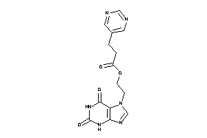 3-(5-pyrimidyl)propionic Acid 2-(2,6-diketo-3H-purin-7-yl)ethyl Ester