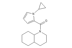 3,4,4a,5,6,7,8,8a-octahydro-2H-quinolin-1-yl-(1-cyclopropylpyrrol-2-yl)methanone