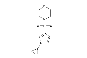 4-(1-cyclopropylpyrrol-3-yl)sulfonylmorpholine