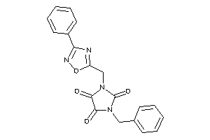 1-benzyl-3-[(3-phenyl-1,2,4-oxadiazol-5-yl)methyl]imidazolidine-2,4,5-trione