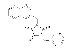Image of 1-benzyl-3-(3-quinolylmethyl)imidazolidine-2,4,5-trione