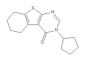 3-cyclopentyl-5,6,7,8-tetrahydrobenzothiopheno[2,3-d]pyrimidin-4-one