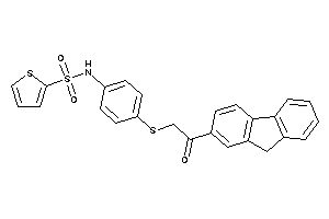 N-[4-[[2-(9H-fluoren-2-yl)-2-keto-ethyl]thio]phenyl]thiophene-2-sulfonamide