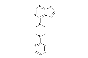 4-[4-(2-pyridyl)piperazino]thieno[2,3-d]pyrimidine