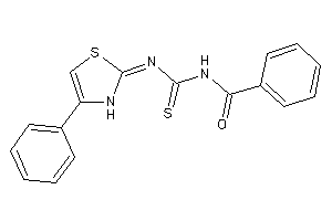 N-[(4-phenyl-4-thiazolin-2-ylidene)thiocarbamoyl]benzamide