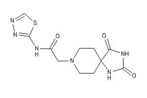 Image of 2-(1,3-diketo-2,4,8-triazaspiro[4.5]decan-8-yl)-N-(1,3,4-thiadiazol-2-yl)acetamide