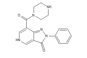 2-phenyl-7-(piperazine-1-carbonyl)-5H-pyrazolo[4,3-c]pyridin-3-one