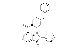 7-(4-benzylpiperazine-1-carbonyl)-2-phenyl-5H-pyrazolo[4,3-c]pyridin-3-one