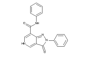 3-keto-N,2-diphenyl-5H-pyrazolo[4,3-c]pyridine-7-carboxamide