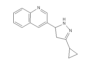 3-(5-cyclopropyl-2-pyrazolin-3-yl)quinoline