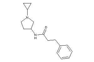 Image of N-(1-cyclopropylpyrrolidin-3-yl)-3-phenyl-propionamide