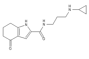 N-[3-(cyclopropylamino)propyl]-4-keto-1,5,6,7-tetrahydroindole-2-carboxamide