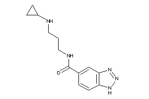 N-[3-(cyclopropylamino)propyl]-1H-benzotriazole-5-carboxamide