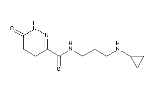 N-[3-(cyclopropylamino)propyl]-6-keto-4,5-dihydro-1H-pyridazine-3-carboxamide