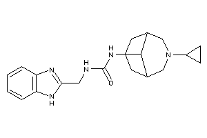 1-(1H-benzimidazol-2-ylmethyl)-3-(7-cyclopropyl-7-azabicyclo[3.3.1]nonan-9-yl)urea