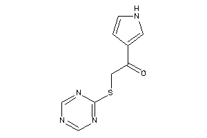 Image of 1-(1H-pyrrol-3-yl)-2-(s-triazin-2-ylthio)ethanone