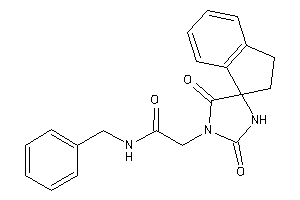 N-benzyl-2-(2,5-diketospiro[imidazolidine-4,1'-indane]-1-yl)acetamide