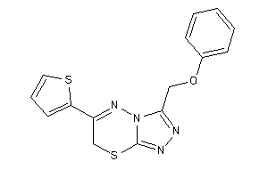 Image of 3-(phenoxymethyl)-6-(2-thienyl)-7H-[1,2,4]triazolo[3,4-b][1,3,4]thiadiazine