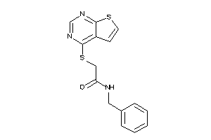 N-benzyl-2-(thieno[2,3-d]pyrimidin-4-ylthio)acetamide