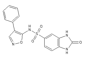 2-keto-N-(4-phenylisoxazol-5-yl)-1,3-dihydrobenzimidazole-5-sulfonamide