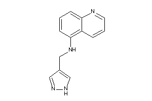 1H-pyrazol-4-ylmethyl(5-quinolyl)amine