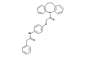 Image of N-[4-[[2-(5,6-dihydrobenzo[b][1]benzazepin-11-yl)-2-keto-ethyl]thio]phenyl]-2-phenyl-acetamide
