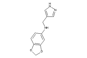 1,3-benzodioxol-5-yl(1H-pyrazol-4-ylmethyl)amine