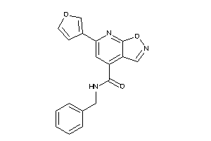 N-benzyl-6-(3-furyl)isoxazolo[5,4-b]pyridine-4-carboxamide