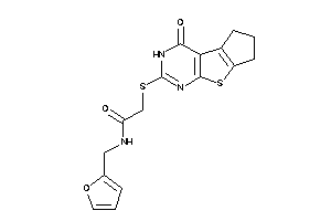 N-(2-furfuryl)-2-[(ketoBLAHyl)thio]acetamide