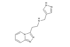 1H-pyrazol-4-ylmethyl-[2-([1,2,4]triazolo[4,3-a]pyridin-3-yl)ethyl]amine