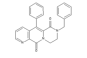 Image of 7-benzyl-5-phenyl-8,9-dihydropyrazino[2,1-g][1,7]naphthyridine-6,11-quinone
