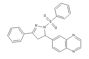 6-(2-besyl-5-phenyl-2-pyrazolin-3-yl)quinoxaline