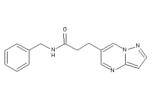 N-benzyl-3-pyrazolo[1,5-a]pyrimidin-6-yl-propionamide