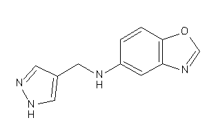 1,3-benzoxazol-5-yl(1H-pyrazol-4-ylmethyl)amine