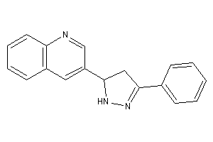 3-(5-phenyl-2-pyrazolin-3-yl)quinoline