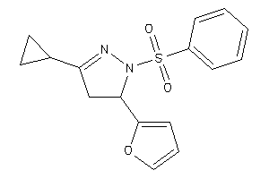 1-besyl-3-cyclopropyl-5-(2-furyl)-2-pyrazoline